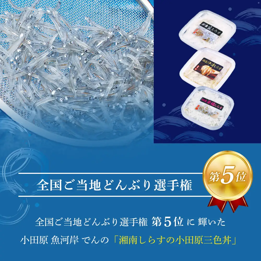 湘南しらす　3色セット｜魚介 湘南産しらす 食べ比べ 人気 おすすめ しらす 小魚 海産物 おつまみ 冷凍 食品 加工品 おすすめ 人気 送料無料 神奈川県 小田原市