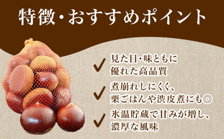 693 氷温貯蔵 栗 特選 3L 3kg【海老澤農園】