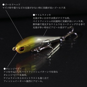 ワスプスラローム　５０Ｓ　限定カラー　＃マズメ＆ピーカン攻略（ケイムラ）　釣り用ルアー_OS226-0060-02