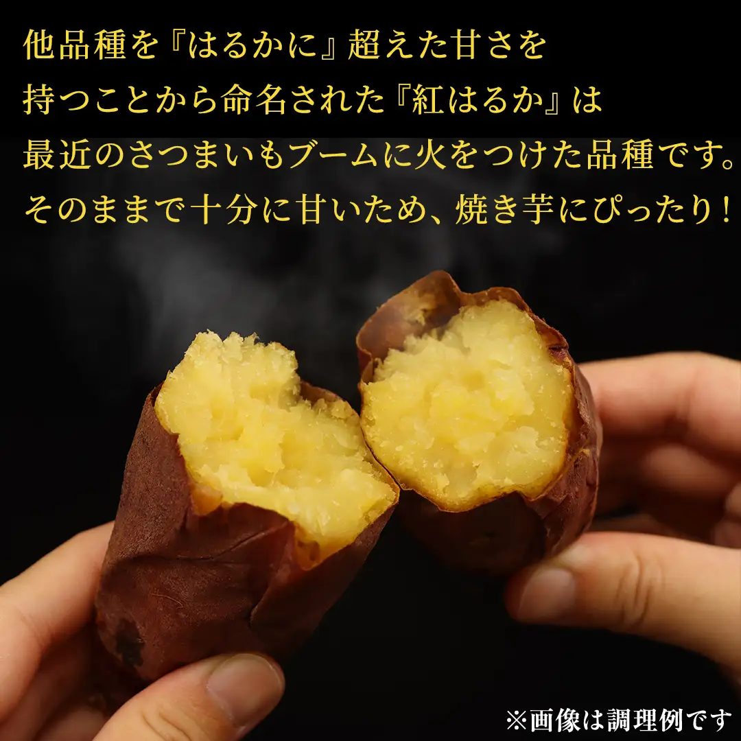 さつまいも 【 紅はるか ・ ふくむらさき 】 5kg ( 箱込 )の 2箱セット