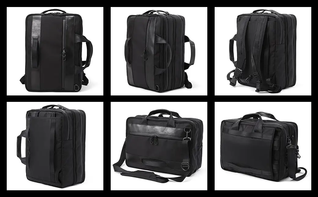 豊岡鞄 ベルーフバゲージ Urban Commuter 2x3WAY BRIEF PACK HA（ブラック）/ beruf baggage バックパック ビジネスバッグ ビジネスリュック リュックサック メンズ リュックメンズ カバン