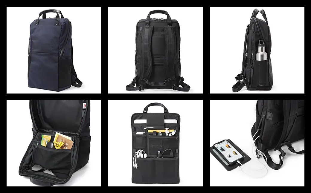 豊岡鞄 ベルーフバゲージ Urban Commuter BACK PACK 2 HA（ネイビー）/ beruf baggage バックパック ビジネスバッグ ビジネスリュック リュックサック メンズ リュックメンズ カバン