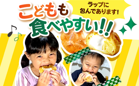 【6回定期便】シュークリーム ダブルクリーム ラップシュー 6個入り / 洋菓子 お菓子 スイーツ 個包装 【配送不可地域：北海道、北東北（秋田、青森、岩手）、九州、沖縄、離島】 小浜市 / 志保重[BFBF016]
