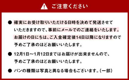 【吉祥寺 ダンディゾン】おすすめ パン セット 5種 計8個入り 計900g