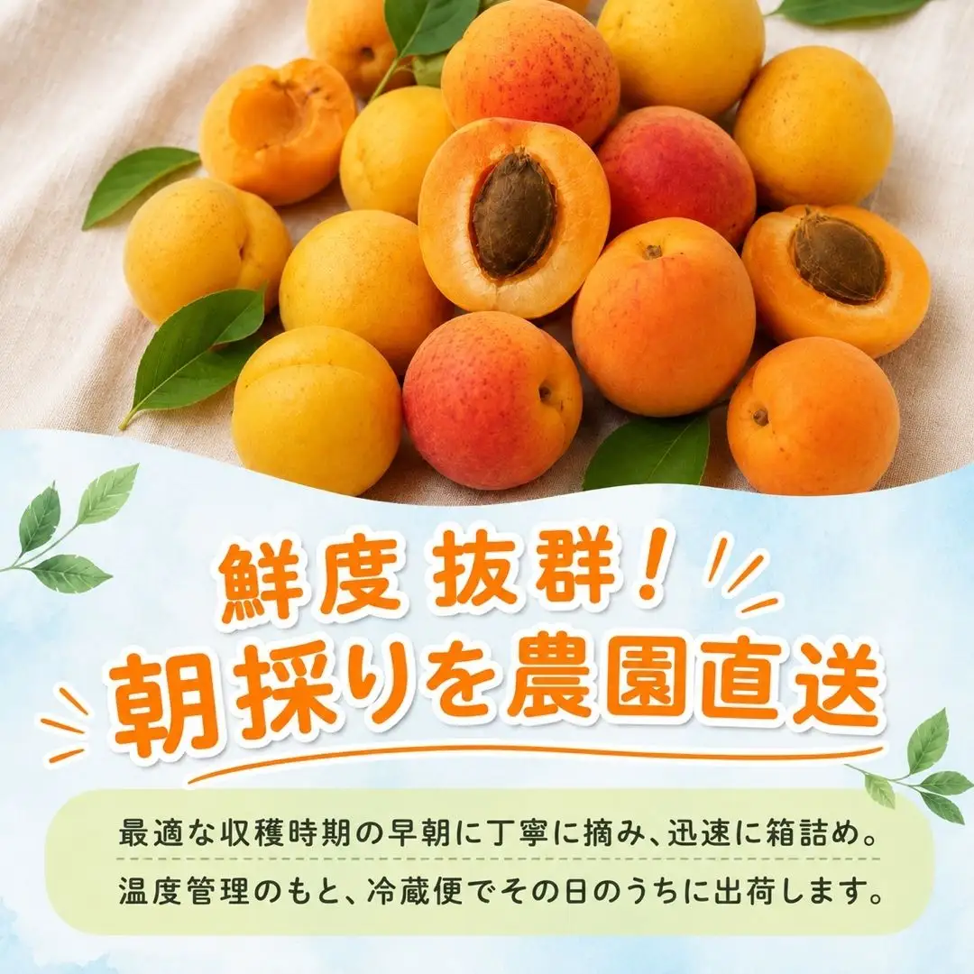 【2027年先行予約】あんず 園主おまかせ セット 計約2kg |あんず 昭和 信州大実 さつき 千曲市産 長野県 信州