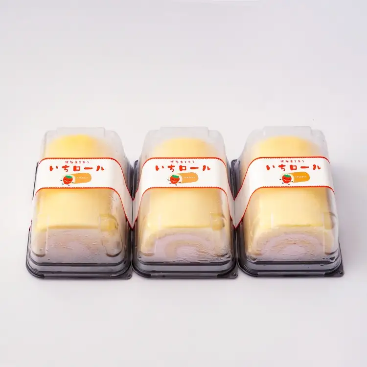 博多あまおうロールケーキ「いちロール」3個セット【道の駅むなかた】_HA1831