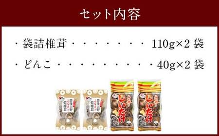 015-1220x2 豊後大野市産 椎茸セット 合計320g うまみだけ