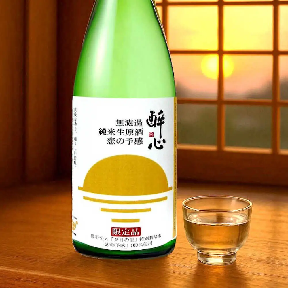 お酒 無濾過純米生原酒 酔心 恋の予感 2本セット [BADZ001]お酒
