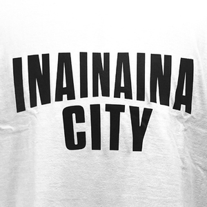 INA CITY Tシャツ ホワイトSサイズ | アパレル 服 洋服 Tシャツ ロゴT シャツ 伊那デザイン シンプルT ホワイト ブラック ご当地T ローカルブランド カジュアル 伊那市 ふるさと納税
