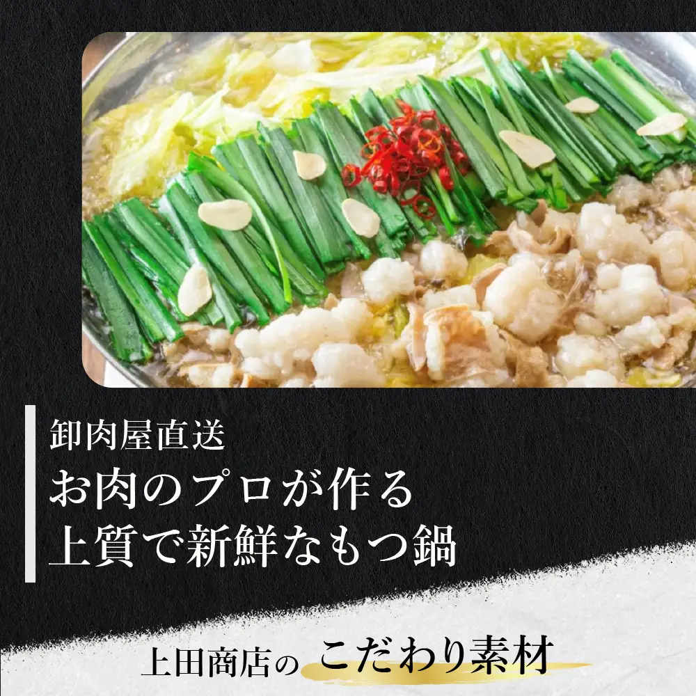Z08-29 お徳用もつ鍋(醤油味 8～10人前)  もつ鍋