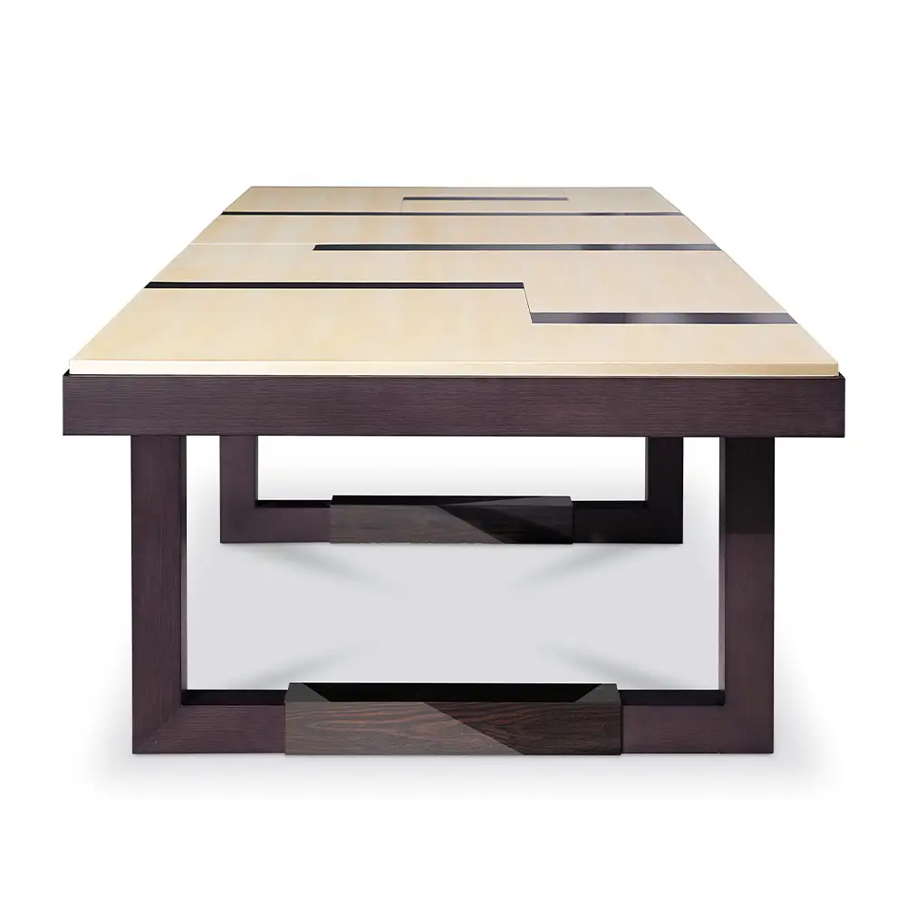 Puzzle Dining Table ／ 家具 パズル ダイニングテーブル オリジナル家具 ブランド MATSUOKA マツオカ 松岡家具製造 高級感 上質 エレガント ラグジュアリー ワンランクアップ 洗練 ディテール 広島県 No.1147