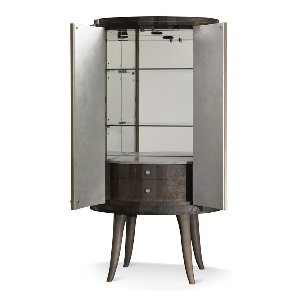 Chrysanthemum Cocktail Cabinet Light ／ 家具 クリサンセマム カクテル キャビネットライト オリジナル家具 ブランド MATSUOKA マツオカ 松岡家具製造 高級感 上質 エレガント ラグジュアリー ワンランクアップ 洗練 ディテール 広島県 No.1161