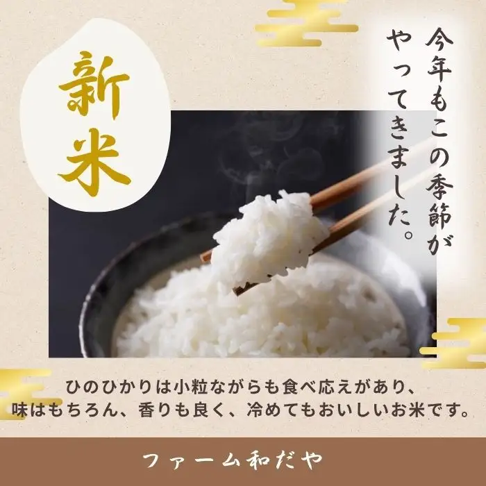 米 ヒノヒカリ 5㎏(令和7年産)　白米【18-047】