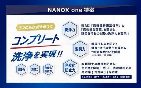 NANOX one 洗浄プラス 本体+替特大セット（本体1・替特大3）合計2,895g  ナノックス ナノックスワン ライオン 洗剤 洗濯用洗剤 洗濯 日用品 日用消耗品 詰め替えセット つめかえ 詰替 神栖市