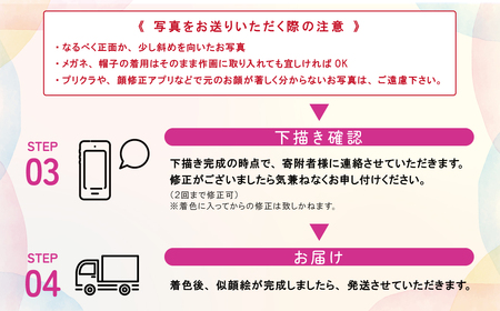 似顔絵ギフト～A4 ３名様～「額付き」「手描き水彩画」 イラスト にがおえ 手書き 水彩画 絵の具 絵 飾り 誕生日 七五三 ペット 犬 猫 結婚 記念日 ギフト 贈り物 プレゼント H201-003