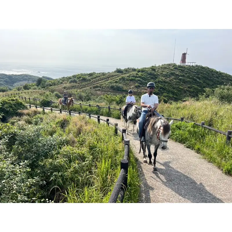 ミニ遠乗り体験チケット【カナディアンキャンプ大島牧場】_HA1804