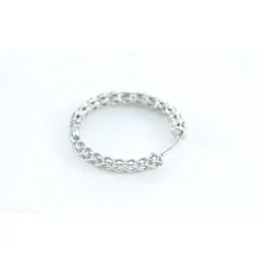 【ピアス】プラチナ ラボグロウンダイヤモンド 1.0ct PT900 両耳 リング型 レディース シンプル おしゃれ 大人 アクセサリー ジュエリー プレゼント 誕生日 記念日 お祝い かわいい ファッション LDP17783A