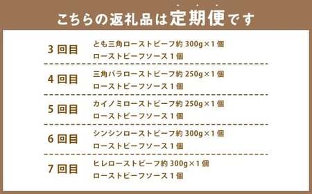 【12ヶ月定期便】 ローストビーフ 食べ比べ（近江牛サーロイン・松阪牛サーロイン・静岡そだちサーロイン・シャトーブリアン・ヒレ・芯ロース・ザブトン・ミスジ・とも三角・三角バラ・カイノミ・シンシン） 【たわら屋】 12回 計3.65kg 牛肉 和牛 肉 お肉 ソース入り ソース付き お祝い 贈り物