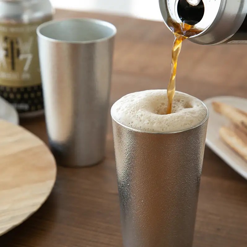 ビールグラス ビアカップ 5ヶ セット 能作 タンブラー 錫 日本製 ギフト FAD-2019