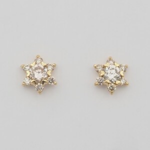 K18 0.24ct ダイヤモンド ピアス　FFP-000345