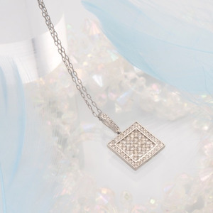 PT900/PT850 0.5ct ダイヤモンド ペンダントネックレス　FHH-019832