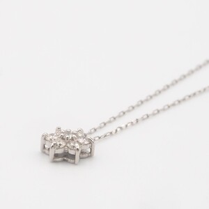 PT900/PT850 0.1ct ダイヤモンド ペンダントネックレス　FHH-019837