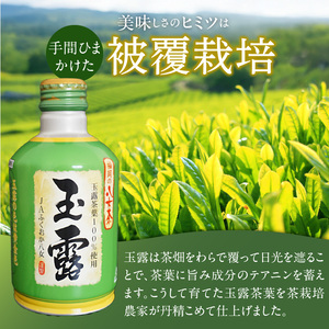 福岡の八女茶玉露ボトル缶290ml×24本_八女茶 玉露 ボトル缶 290ml × 24本 玉露茶葉100%使用 旨み 甘み アミノ酸 テアニン アルミ ボトル 缶 持ち運び 便利 手間なし 低温 抽出 黄金色 日本茶 茶 お茶 飲料 おすすめ 人気 お取り寄せ 福岡県 久留米市 送料無料 〔Ex204〕