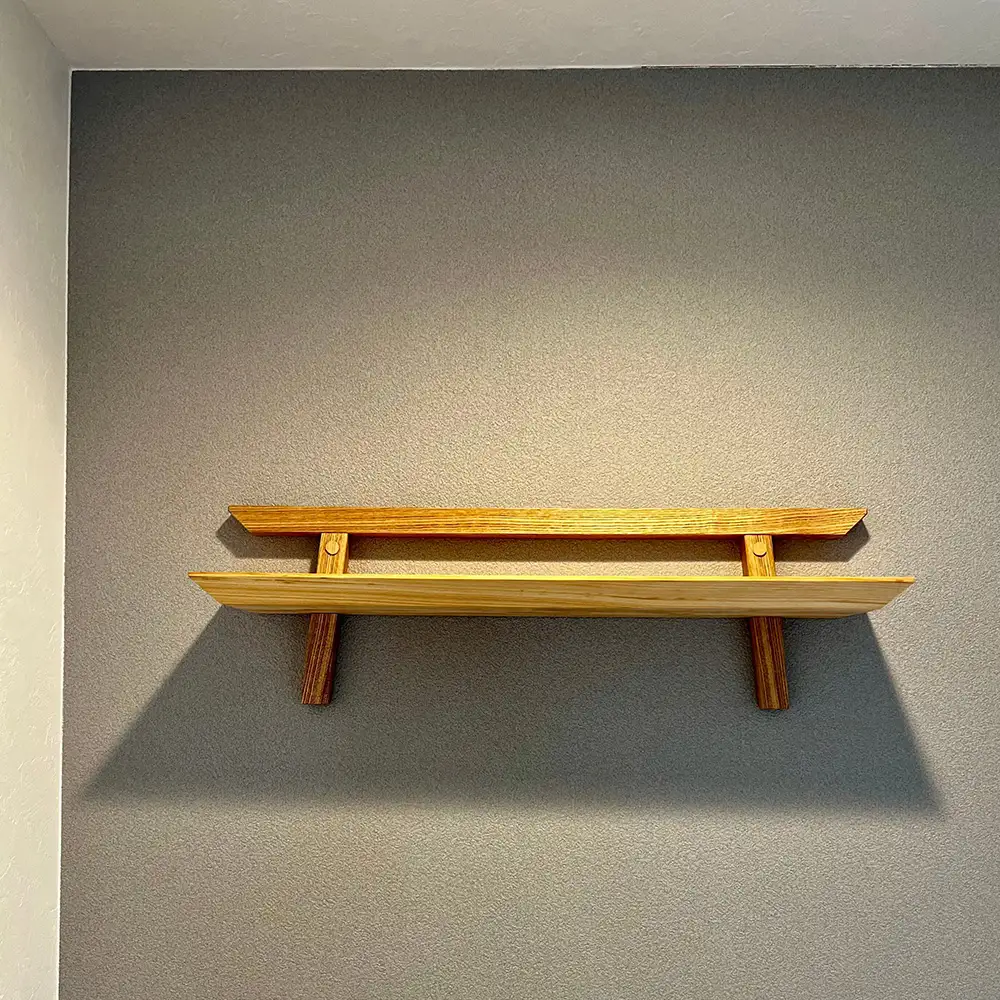 鳥居のカタチをした神棚 ／ 家具 インテリア オーダーメイド 手作り 山口県 No.198