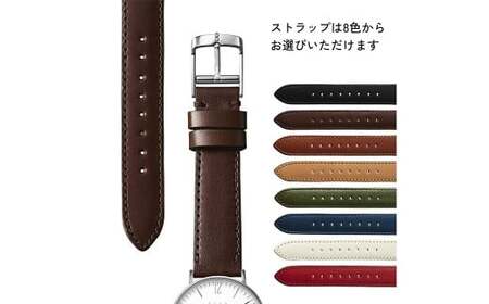 【株式会社Knot】 選べる！ ストラップカラー 8色 クラシックシリーズ メカニカルオープンハート シルバー×ホワイト （CAP-38SVWH1） 腕時計 時計 ウォッチ 日本製 機械式 自動巻き 東京都 武蔵野市