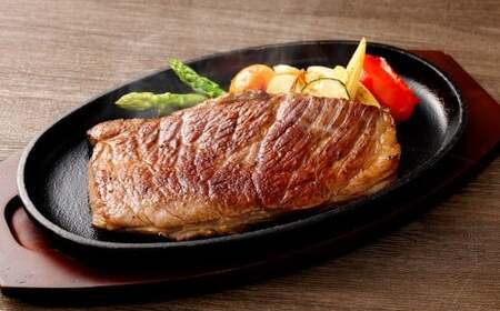 なぎビーフ （希少部位ハネシタステーキ） ステーキカット 600g （300g × 2） ／ 肉 にく ニク お肉 おにく 牛肉 牛 うし 牛ステーキ 希少部位 ハネシタ ステーキ 国産牛 国産 岡山県産 岡山県 美咲町 冷凍