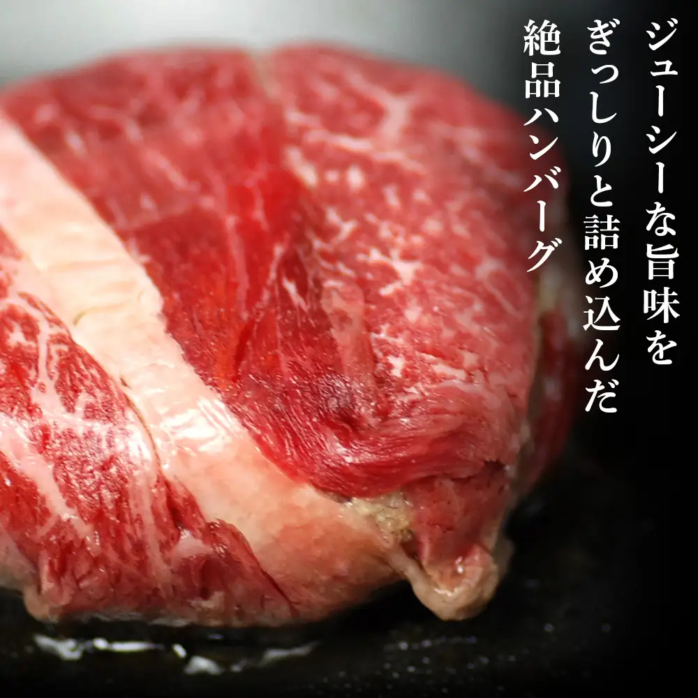 北海道産 牛霜降り ハンバーグ 6個セット