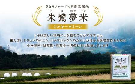 【3ヶ月定期便】さとうファームの自然栽培米（玄米5kg）ふっくら つやつや おいしい 美味しい 贈り物 単一原料米