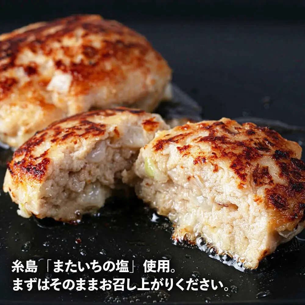 クローバーのとんバーグ 150g × 8個 糸島市 / 福岡マルシンフーズ / ハンバーグ 豚肉[ASQ001]