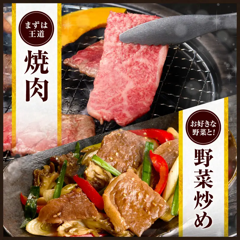 【令和8年10月配送】数量限定 宮崎牛 霜降り 焼肉 計500g_C160-25-10
