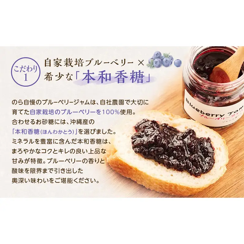 パンやヨーグルトに！定番＆季節のジャム 90g×3本セット（ブルーベリー・キウイ等）[ジャム工房のら]【 ジャム フルーツジャム コンフィチュール 果物 フルーツ パン ヨーグルト スイーツ お菓子作り トースト 秋田 羽後 】