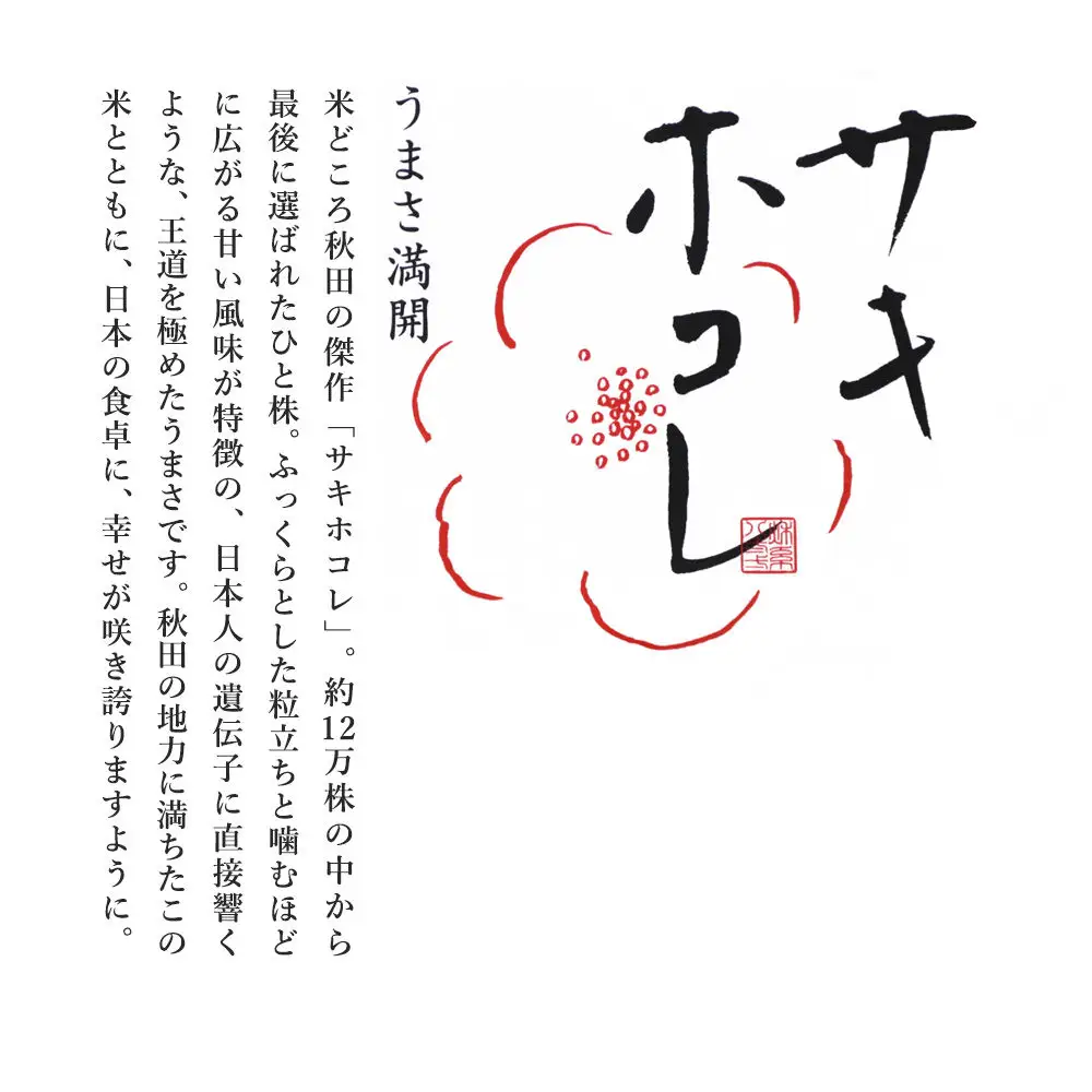 米 令和7年産 サキホコレ【精米】秋田ブランド米 7kg（5kg×1袋、2kg×1袋）秋田県大仙市産
