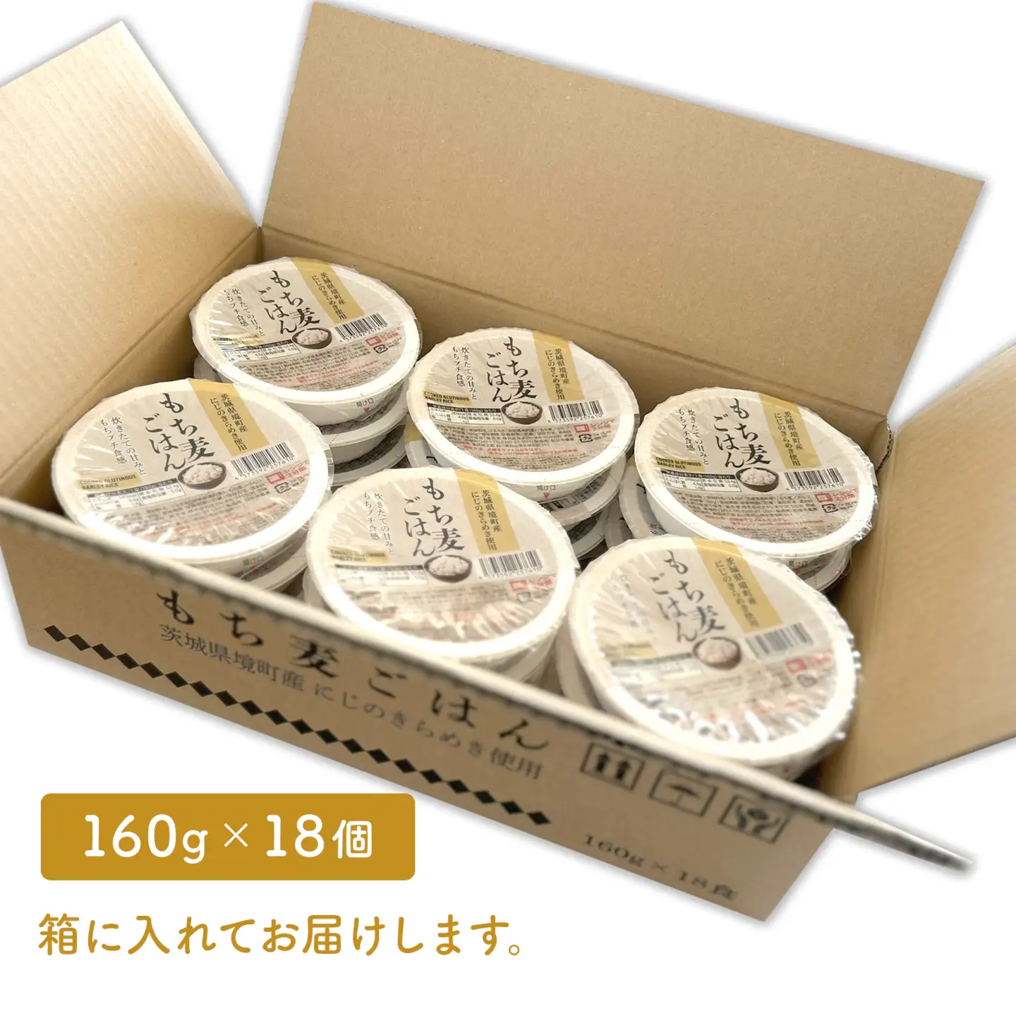 最短翌日発送 もち麦ごはん 160g×18個 パックご飯 K2633