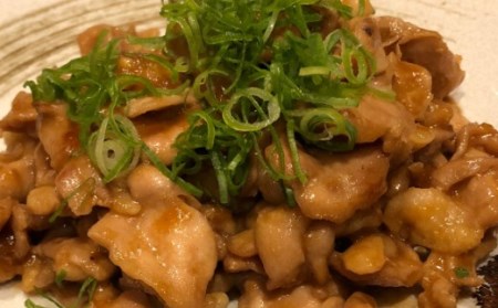 土佐はちきん地鶏もも肉の味噌ダレ炒め