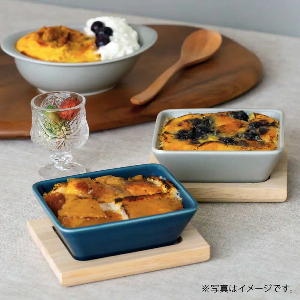 【波佐見焼】OVENWARE スクエア S〈ブルー〉 2点セット【西海陶器】[OA510]