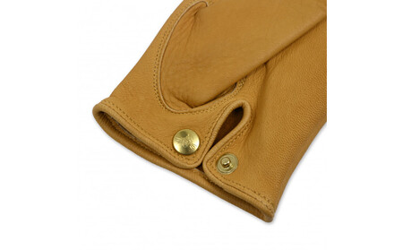 LAMP GLOVES -UTILITY GLOVE MID -(カラー：キャメル／サイズ：S)【革手袋 レザー グローブ 鹿革 メンズ レディース Lamp gloves ランプグローブス ミッド ドライビンググローブ バイカー ファッション 手袋 香川県 さぬき市】