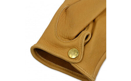 LAMP GLOVES -UTILITY GLOVE MID -(カラー：キャメル／サイズ：M)【革手袋 レザー グローブ 鹿革 メンズ レディース Lamp gloves ランプグローブス ミッド ドライビンググローブ バイカー ファッション 手袋 香川県 さぬき市】