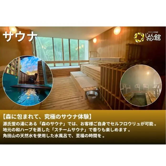 じょんのび館入浴券3枚　新潟市 人気温泉 温泉 サウナ 天然温泉 露天風呂 大浴場 ジャグジー