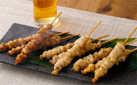 とり皮ぐる巻き3種セット （たまり・塩・スモーク） 各10本セット 計30本 鶏皮 焼き鳥 食べ比べ セット 冷凍 やきとり おつまみ 冷凍 福岡県 遠賀町