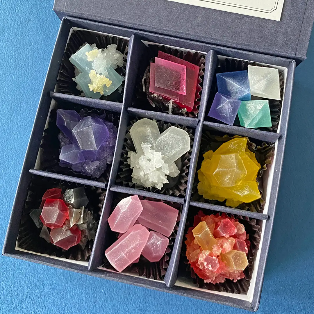 和菓子 こうぶつヲカシ 琥珀糖 3種 こうぶつのカケラ100g 九州のこうぶつヲカシ100g より鉱物なこうぶつヲカシ110g 食べ比べ セット ハラペコラボ 鉱物 宝石 菓子 お菓子 スイーツ デザート おやつ ご当地 ご当地スイーツ ヲカシ 博多 九州 福岡市