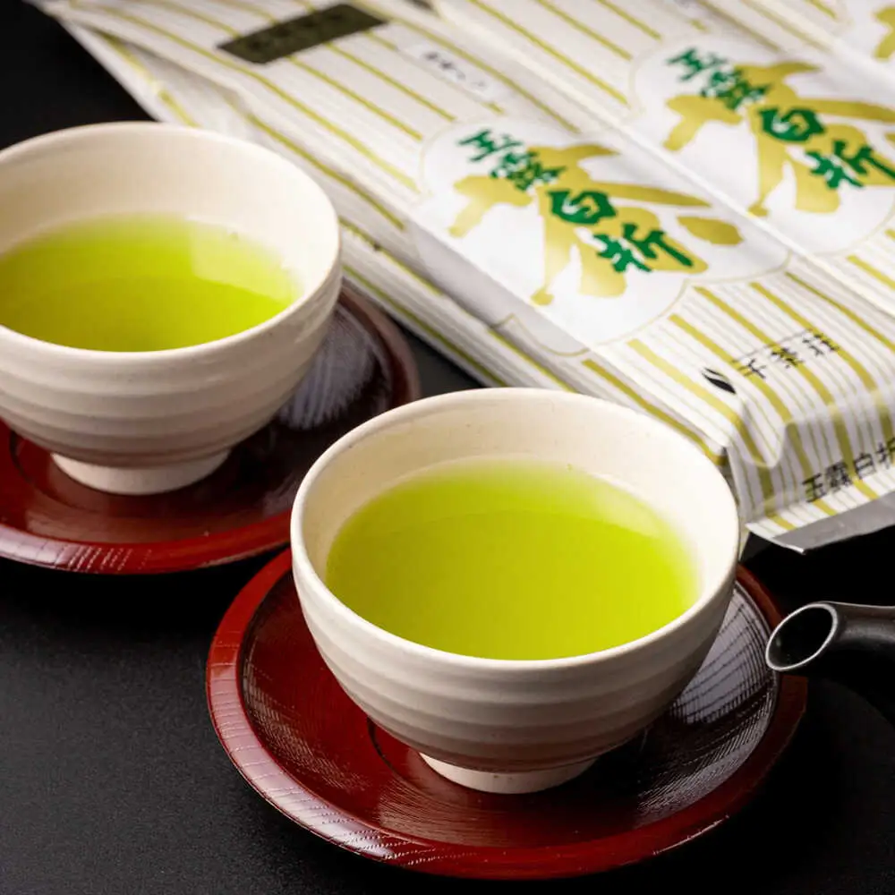 【全3回定期便】抹茶入り煎茶玉露白折150g×3袋セット(ご自宅用) 島根県松江市/株式会社千茶荘[ALBF010]