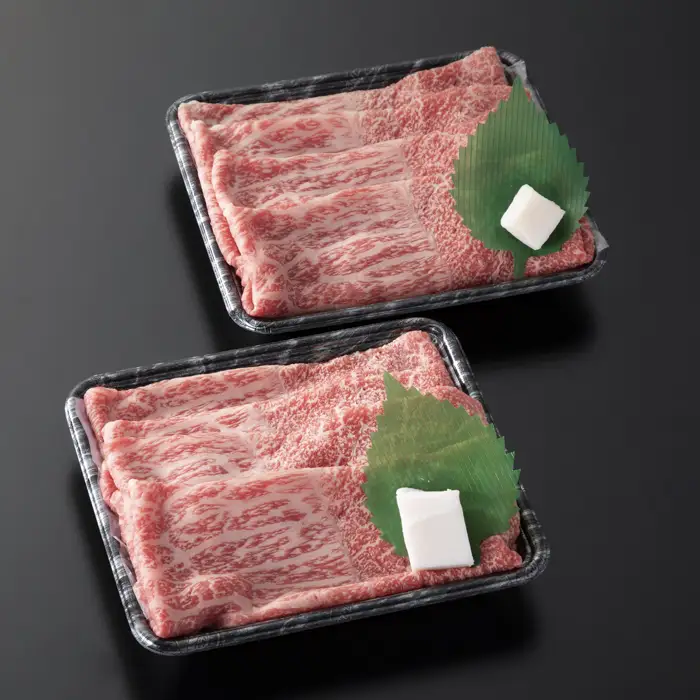 【A-362】宝牧場 近江牛上ロースすき焼き用 200g×2・赤身すき焼き用 200g×2 ［高島屋選定品］
