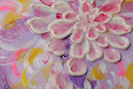 【京阪百貨店厳選】坂本 幸雪　シュガーアート（風花）　F6サイズ：410×318㎜_OS048-0043-8