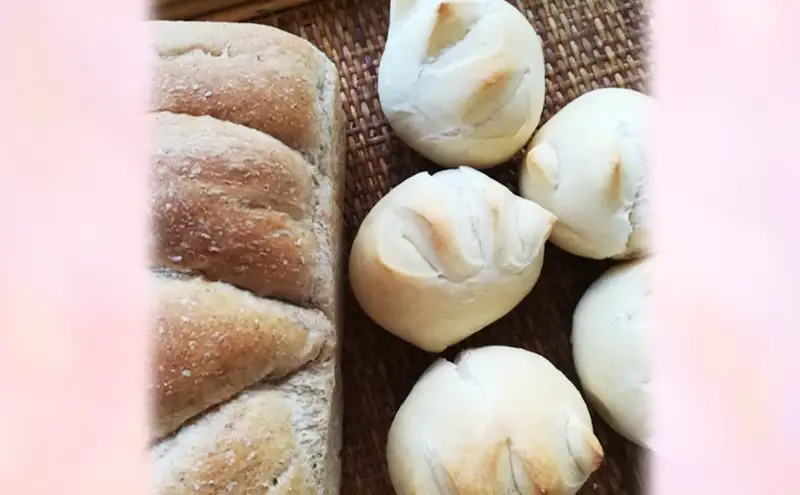 食事パンとミルクパンセット パン 食パン 朝ご飯 ランチ おやつ 手作り 国産小麦 パリットフワット 文京区 東京