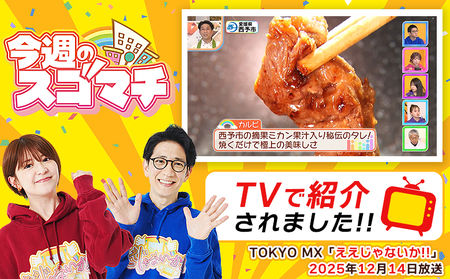 TVで紹介！＜やわらか味付き 牛カルビ 約500g＞ TV テレビ 特製タレ漬け 厚切り 切れ目入り 焼くだけ 訳あり 牛肉 定期便 大容量 甘辛 ジューシー おかず 簡単 焼肉 丸和 愛媛県 西予市【冷凍】『最短10営業日以内に出荷』MMW0006
