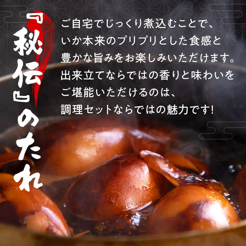 冷凍生いかめし10尾入たれ付調理セット イカ 烏賊 魚介 海産物 海鮮 食品 北海道 森町 mr1-1145